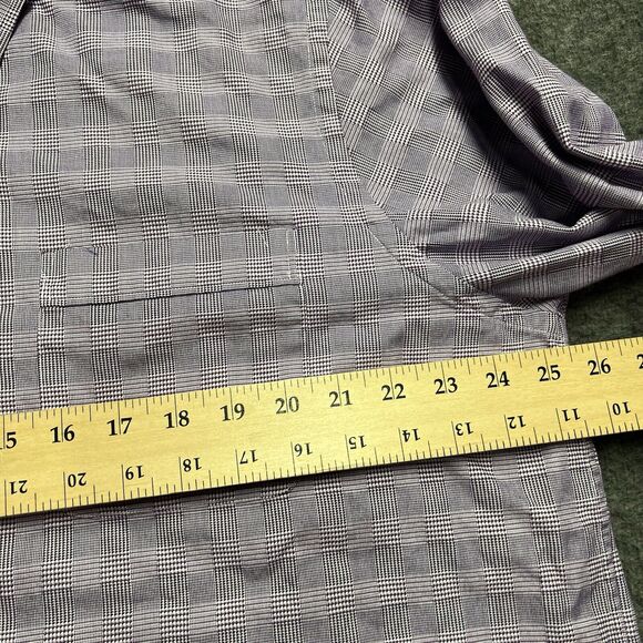 Tommy Bahama Button Up Shirt Men's 17.5 34/35 Purple Pattern Long Sleeve - Picture 5 of 6